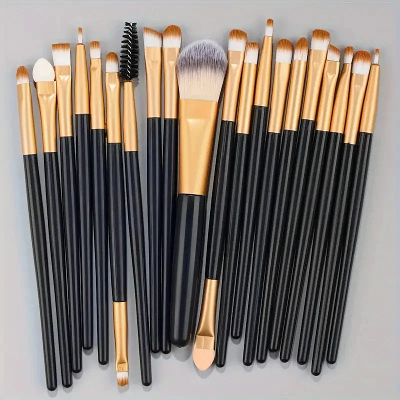 20Pcs Makeup Brush Set Eyeliner Brush Blending Brush Makeup Brushes for Cheeks Eye Cosmetic Foundation Brush Make Up Brushes Set