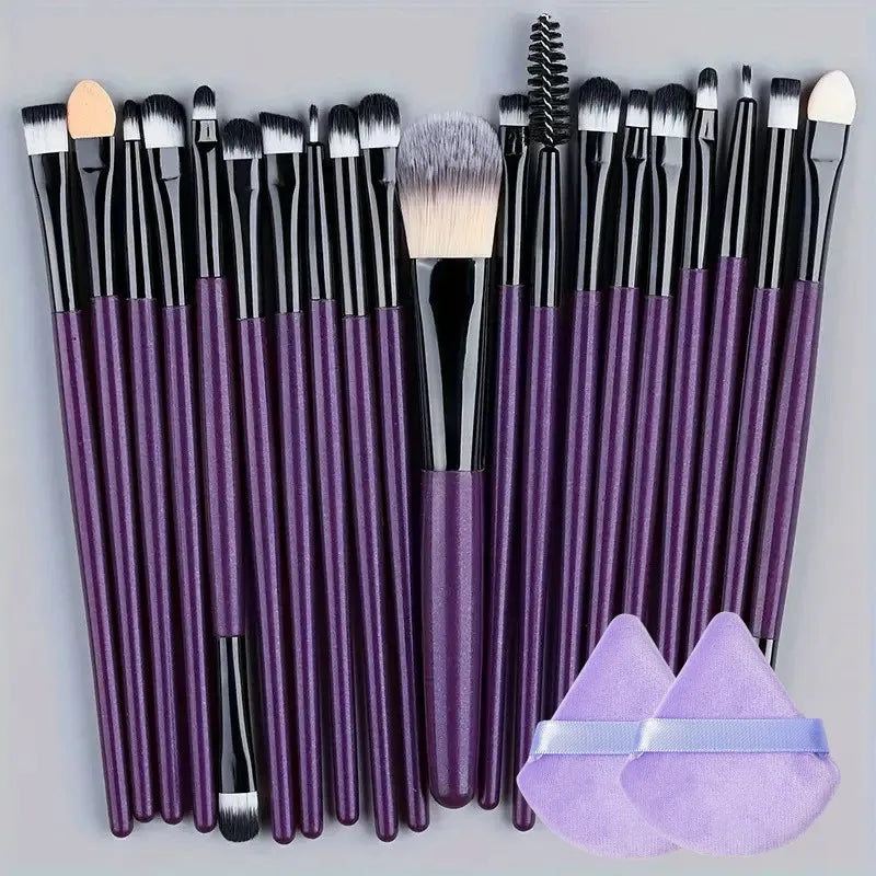 20Pcs Makeup Brush Set Eyeliner Brush Blending Brush Makeup Brushes for Cheeks Eye Cosmetic Foundation Brush Make Up Brushes Set