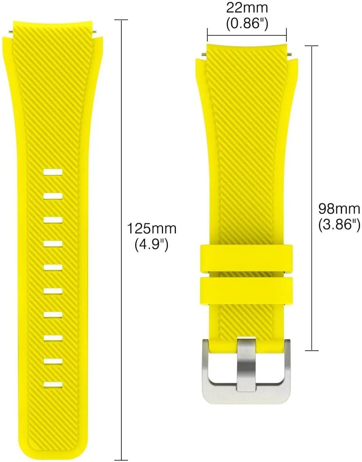 20/22mm Watch Strap For Samsung galaxy watch 5/6/4 40mm/Classic 46/Gear s3 silicone bracelet huawei watch gt 2e/5 pro 45mm Strap