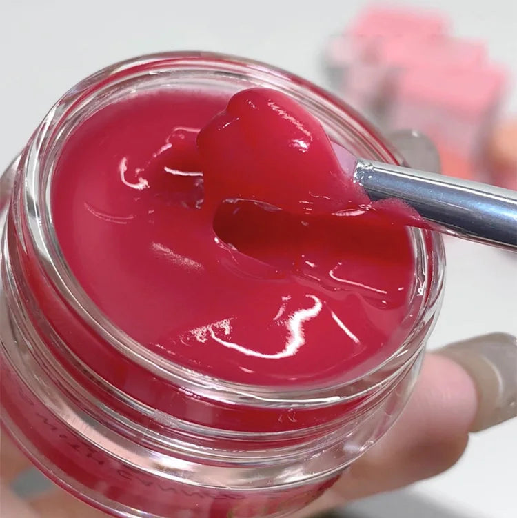 Canned Jam Lip Gloss Gege Bear Jam Lip Honey Moisturizing and Shiny Mirror Non Sticky Makeup Lip Glaze